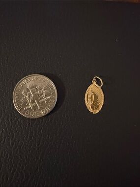 14k Football Charm